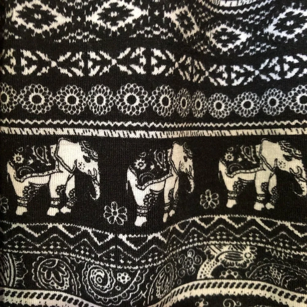 No Boundaries Elephant Print Halter Dress Size Large - Picture 3 of 4
